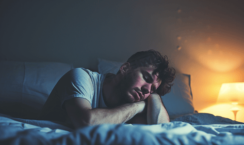 深夜失眠的男人