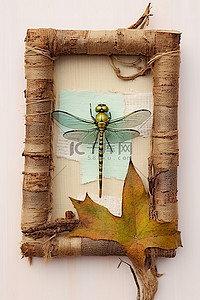 秋天里的枫叶背景图片_相框里的龙飞翔