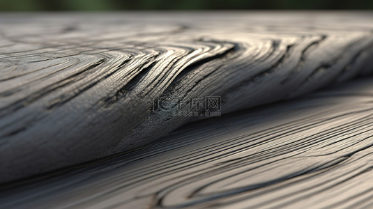 抽象裂缝背景图片_灰色木板的渲染 3D 图像，带有用于连接的裂缝