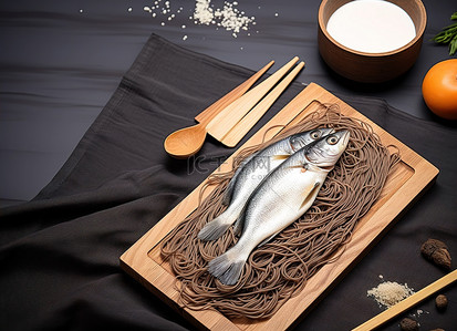 面食品背景图片_新鲜糙面 wmg ew 上海钓鱼海鲜