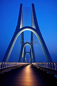 上海旅行背景图片_中国上海天津港特环桥