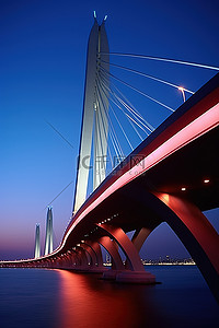 上海旅行背景图片_中国上海天津港特环桥