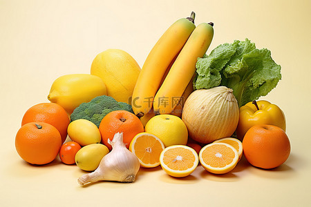 所有对您健康有益的不同种类的蔬菜和水果