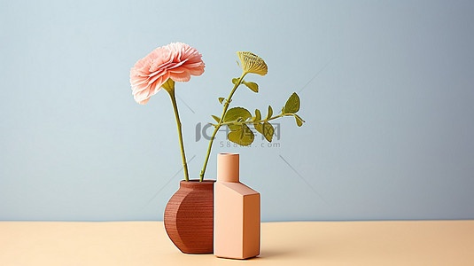 英国伦敦邮票背景图片_7 月 17 日，名为“伦敦创作”的桌面，上面放着小花瓶里的一朵花