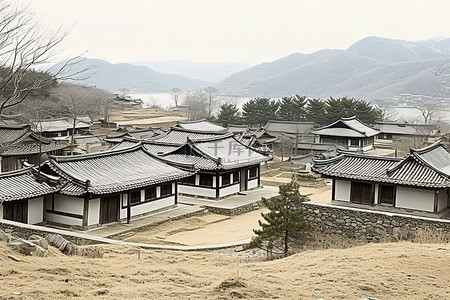 韩国传统韩式小镇
