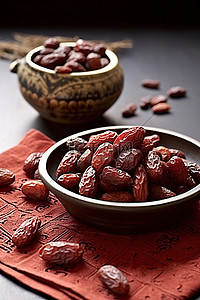 银耳红枣汤背景图片_印度河谷传统红枣