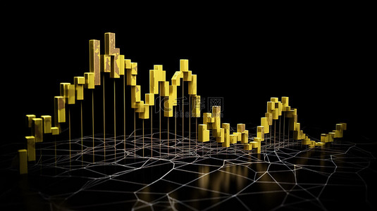 瑞典的 10 种加密货币趋势 3D 渲染上升图表与区块链洞察力