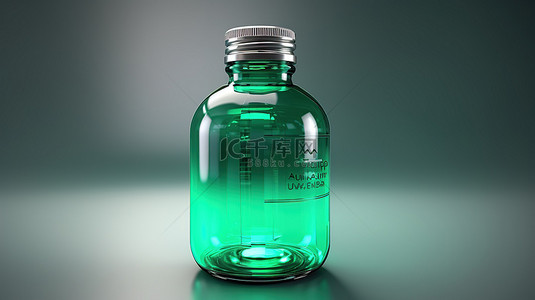 杯子瓶子罐子背景图片_药物容器的 3D 建模