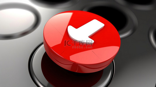 鼠标用手形光标单击红色加入按钮的 3D 插图