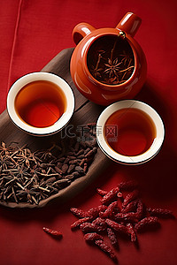黑枸杞汁背景图片_枸杞和葡萄干热茶