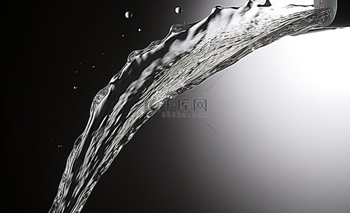 简单水背景图片_水通过管道喷出，水流不断