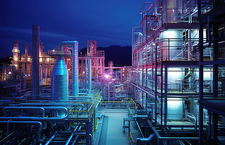 天然气公司背景图片_在日本设有天然气生产设施的工业公司