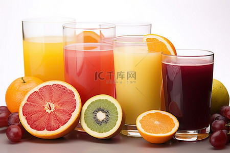 水果橙背景图片_健康橙汁冰沙果汁葡萄酒和啤酒