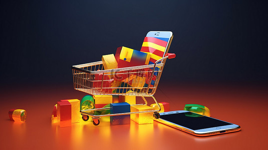 喀麦隆的在线购物为社交媒体和网站提供了令人惊叹的 3D 渲染
