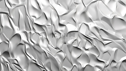 岩面背景图片_金属 3D 壁纸 质感银白色墙面饰面