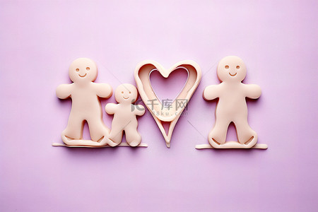 爱厨房背景图片_带有“爱”字的饼干刀