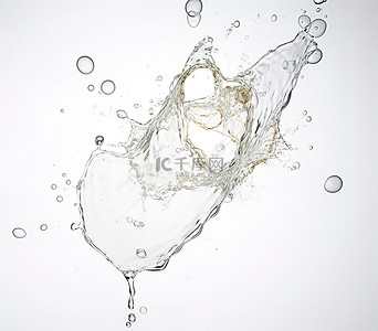 冒气泡的水背景图片_从水滴中冒出气泡的照片