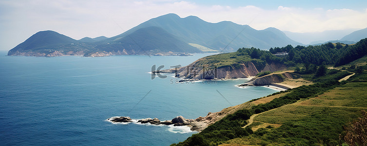 钻石海岸背景图片_山海景观