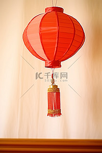 中国象征背景图片_红灯笼坐在白光中