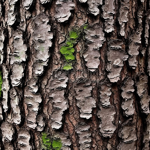 二十四节气小食背景图片_有小绿叶的树皮