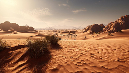 自然睁眼动图背景图片_热带荒漠干旱地区沙漠