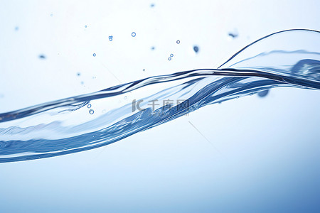 气泡的水背景图片_带气泡的蓝色水是蓝色水缓慢移动的蓝色波浪