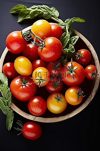 西红柿png背景图片_新鮮西紅柿