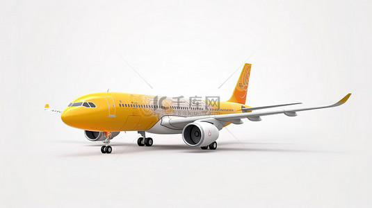 航空广告背景图片_用于广告的逼真飞机设计 3d 元素