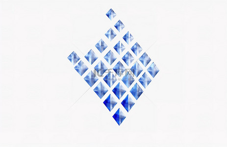 粒子火花动画特效背景图片_中心有蓝色钻石的箭头透明背景png剪贴画