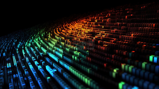 软件编程背景图片_3d 中编程代码行的渲染概念