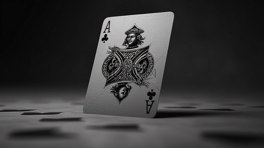 天坛黑白边背景图片_现代 3D 红心国王扑克牌的插图，采用黑白设计，适用于标准尺寸扑克