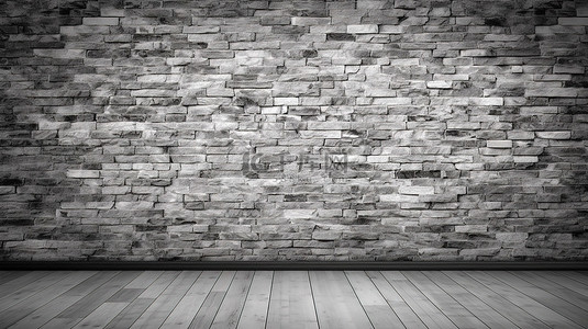 砖石背景图片_4k 高分辨率灰砖石壁纸背景的逼真 3D 渲染