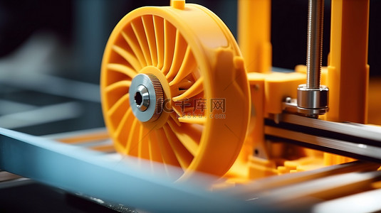 制造塑料部件的尖端 3D 打印机 革命性的 3D 打印涡轮机