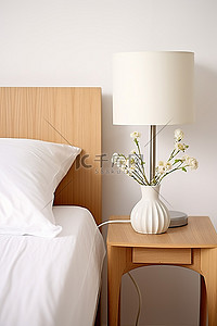 北欧床头灯背景图片_现代床头柜灯带床头灯