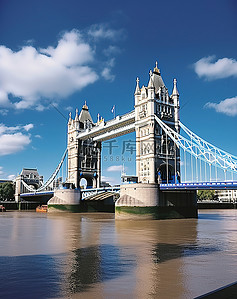 英国伦敦邮票背景图片_塔桥和伦敦塔是伦敦的首都