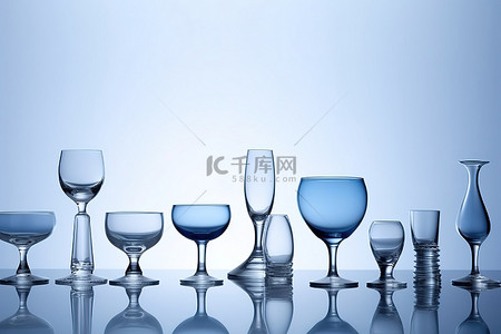 许多不同的玻璃形状可供选择
