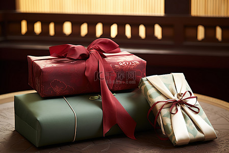 新年包装背景图片_台湾生日礼物包装