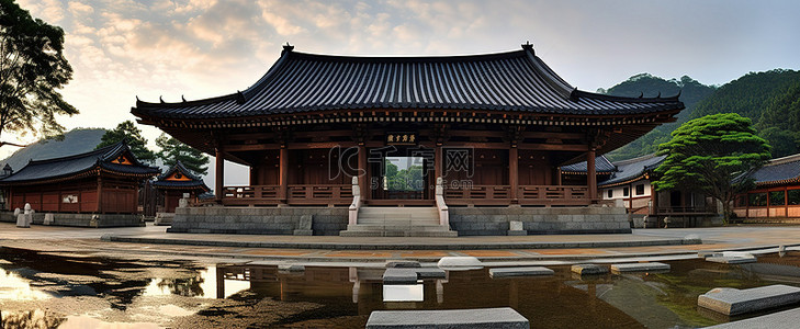 韩国人的传统泰国寺庙