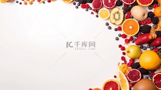 水果边框背景
