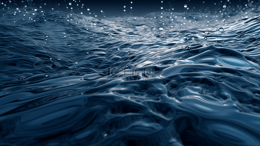 水蓝色水珠水滴水纹背景