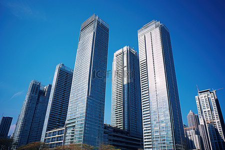 首尔 韩国 大型摩天大楼
