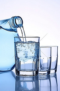 饮用水玻璃壶和瓶子