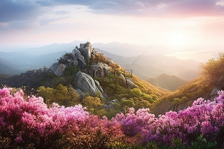 韩国花山