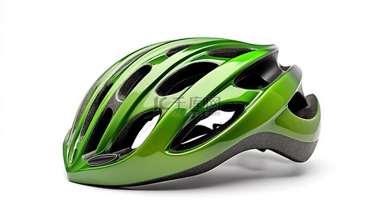 健康徽章背景图片_自行车头盔的孤立 3D 渲染