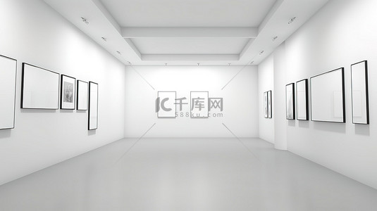 内部大空间背景图片_3d 虚拟展览空间