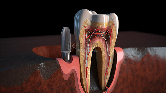 过程背景图片_以 3D 插图可视化根管治疗过程