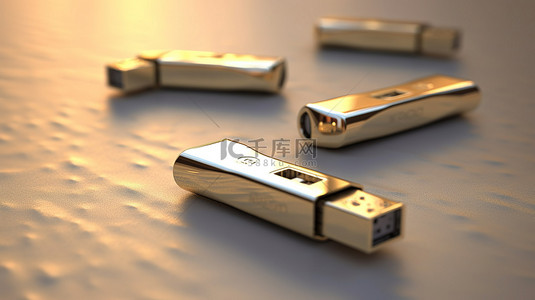 闪字背景图片_连接到笔记本电脑的 USB 闪存驱动器的 3D 渲染