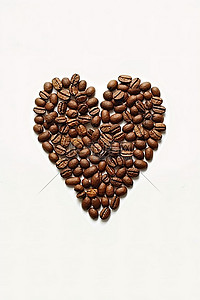 咖啡豆做成字母v