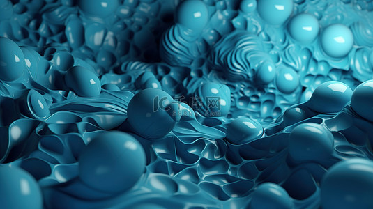 图案说明背景图片_在 3d 中说明的蓝色塑料中具有哑光硅胶涂层的层的抽象背景
