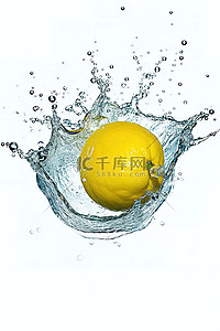 水中柠檬背景图片_水中柠檬 pt cn0031 pdd